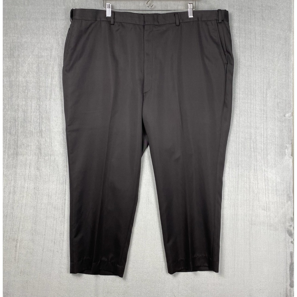Vtg Norm Thompson Dress Pants Mens 48 Gray Microfiber Normcore